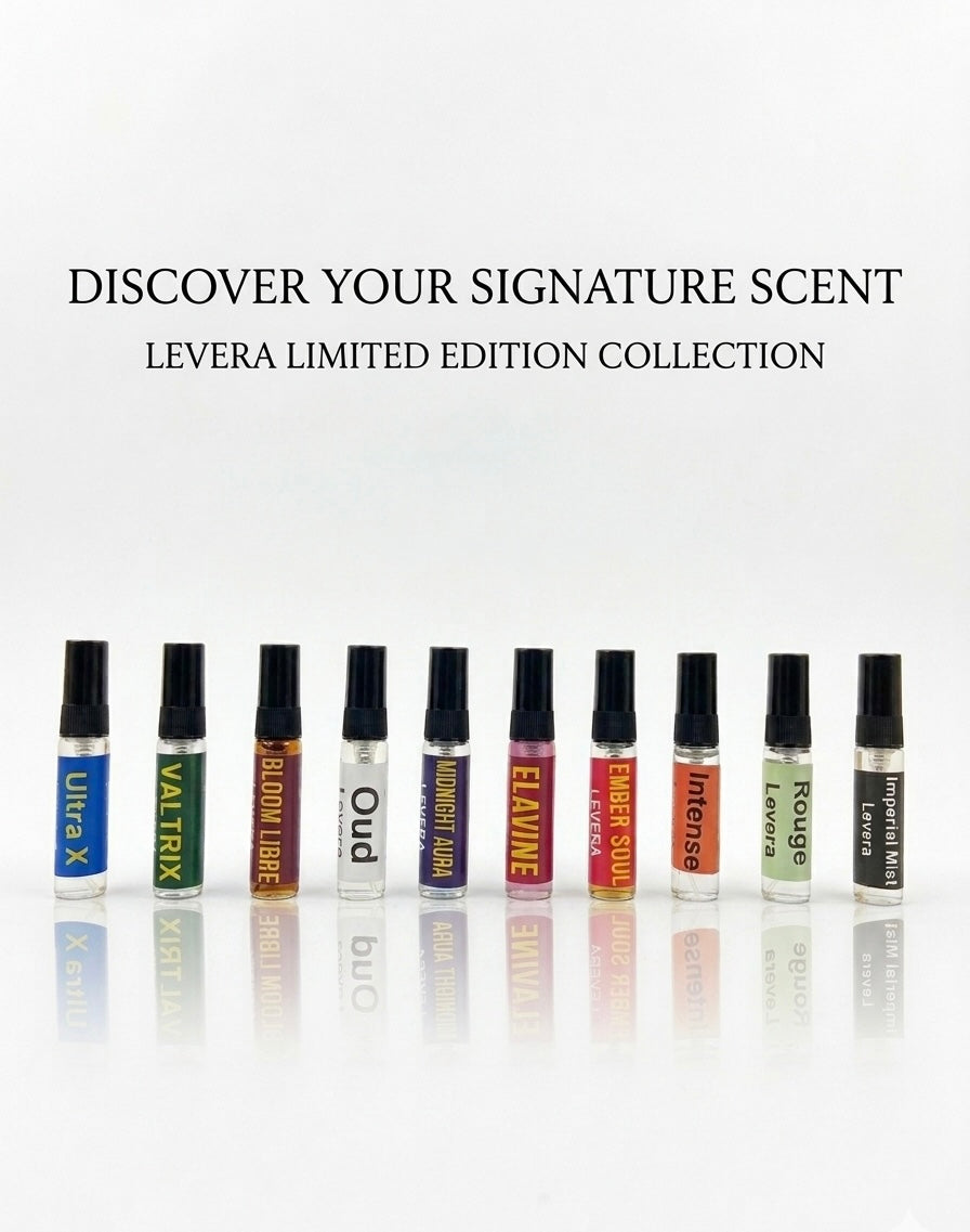 Levera Signature Tester Collection – 10 Exclusive Perfume Samples