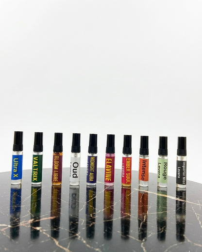 Levera Signature Tester Collection – 10 Exclusive Perfume Samples