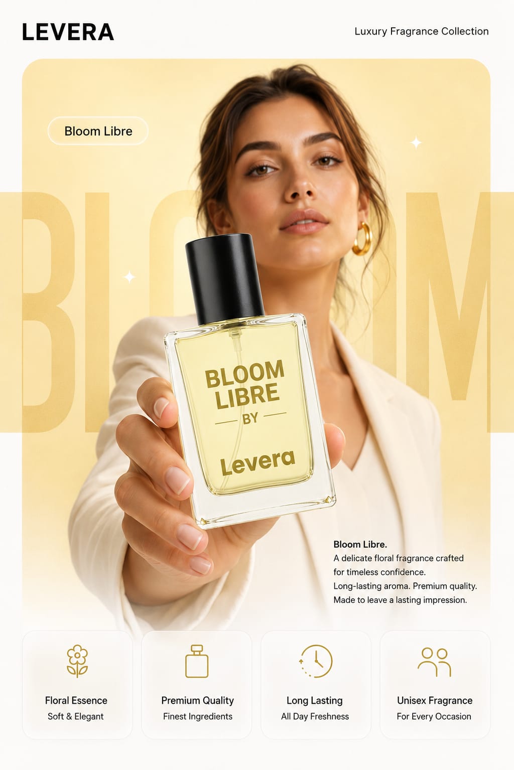 🌸 Bloom Libre by Levera Inspired by Libre – Freedom in Every Drop